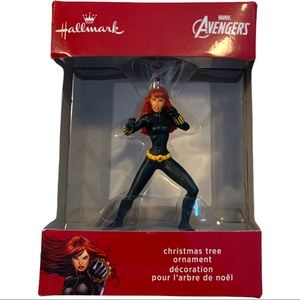 NWT Avengers Marvel Hallmark Black Widow Christmas Tree Ornament, Sealed NIB